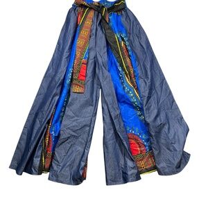 Advanced Apparels Free‎ Size New w/ Tag Gypsy Eclectic Pants Plazzo Wide Leg